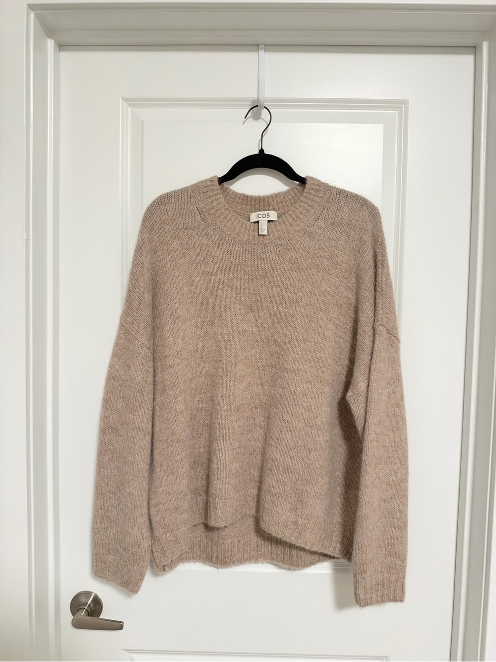 COS Neutral Oatmeal Crewneck Sweater